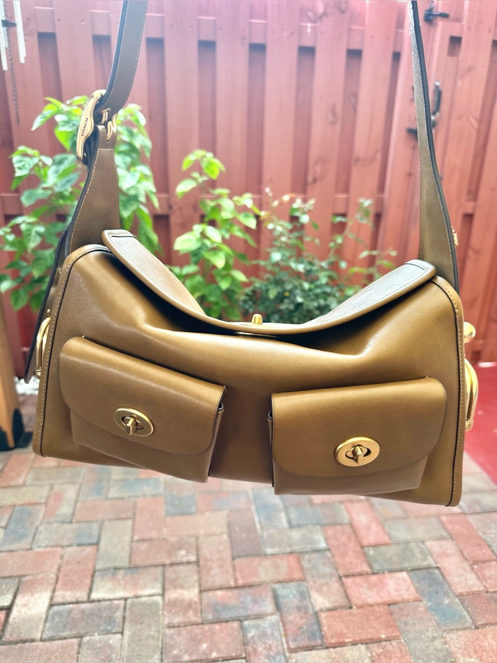 Coach Haversack Muted Olive - Picture 2 of 15